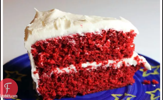 المخملية الحمراء نصف كعكة