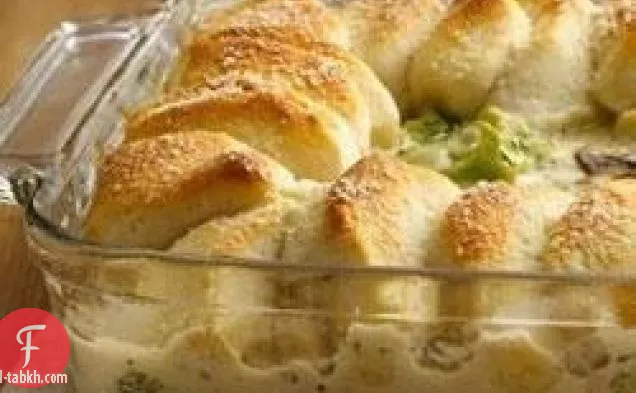 طاجن بسكويت الدجاج ألفريدو