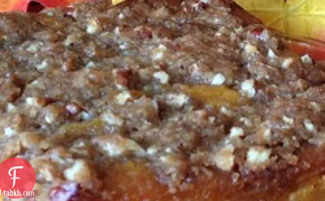 طاجن البطاطا الحلوة مع البقان