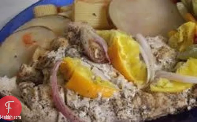 البرتقال خبز الدجاج