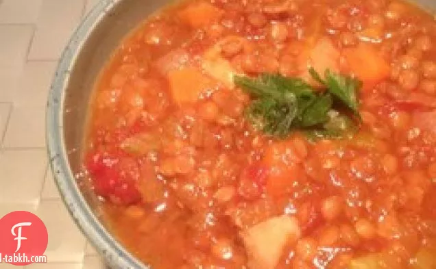 شوربة العدس القلبية الثانية