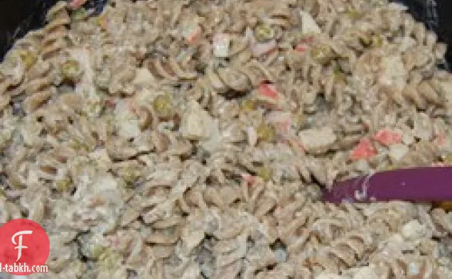 سلطة باستا السلطعون السهلة