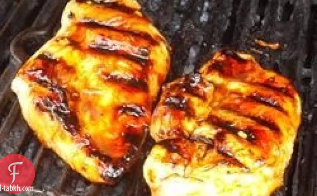 دجاج مشوي بالعسل