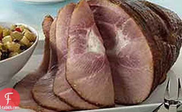 بوبون رمادي-لحم خنزير مزجج مع كومبوت الكمثرى