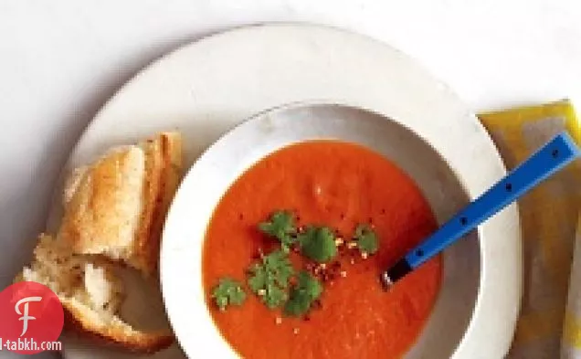 حساء الطماطم المتبل
