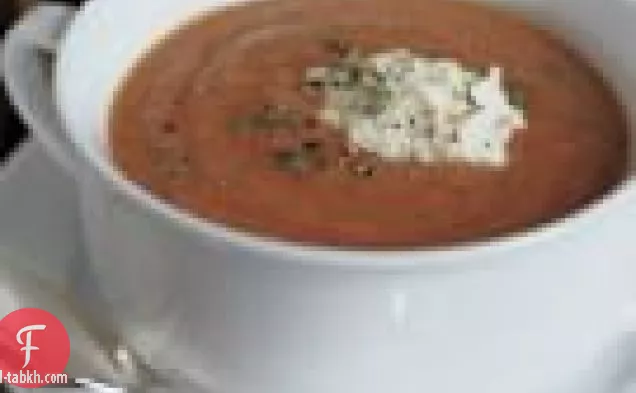 شوربة الطماطم المحمصة