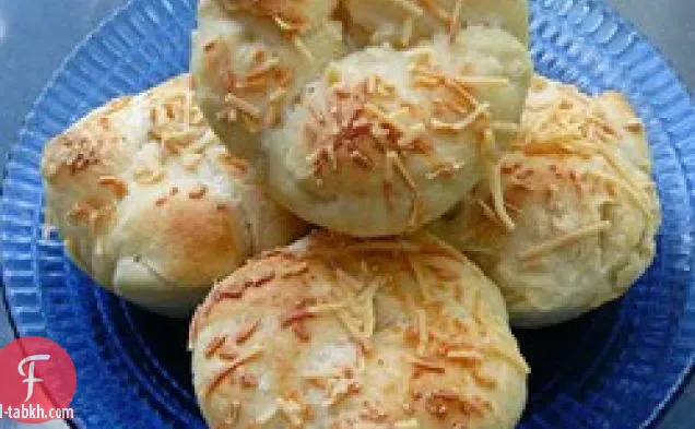 لفائف عشاء بارميزان بالقشور