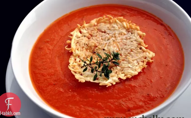 وصفة حساء الطماطم محلية الصنع