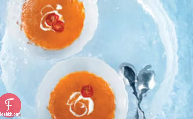شوربة طماطم حارة مبردة