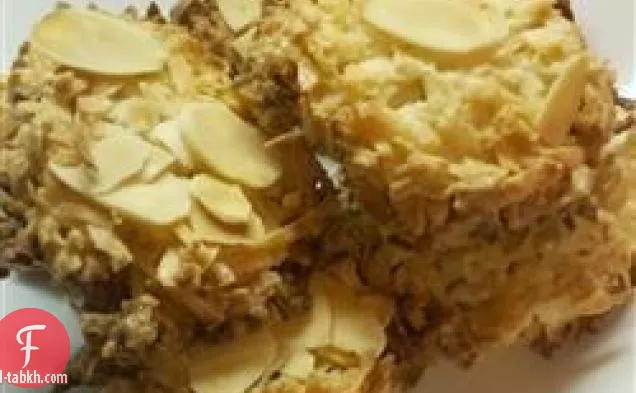 معكرون جوز الهند الخفيف والرقيق