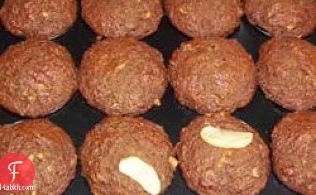 فطائر التفاح والجزر النباتية