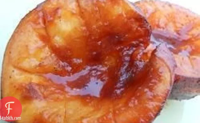 كيفية صنع خوخ الشواء