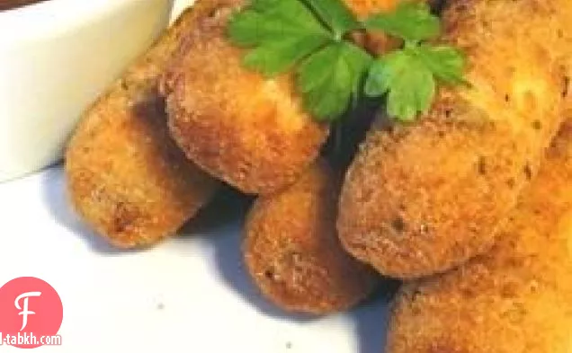 أصابع الجبن المقلية في المنزل