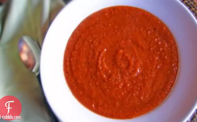 وصفة حساء الطماطم متستر