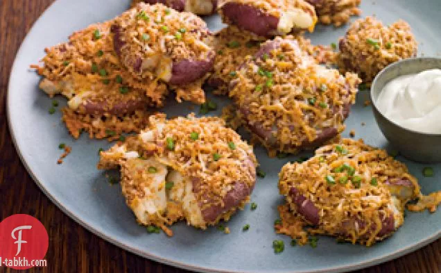 بطاطس محطمة ريفية