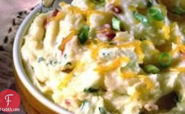 قرنفل Potatoes بطاطس مهروسة بالجبن الكريمي