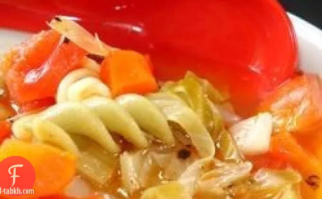 شوربة الخضار بالثوم