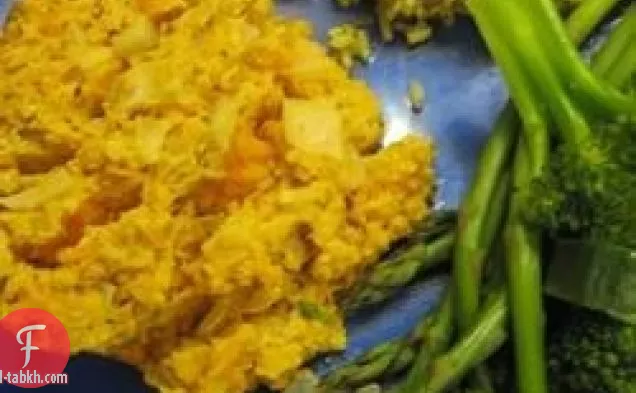 البطاطا الحلوة-رغيف لحم الديك الرومي