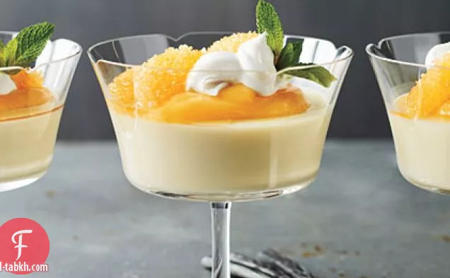 فاتنة البرتقال بانا كوتا