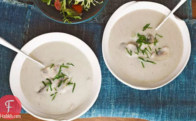 شوربة الفطر الكريمية