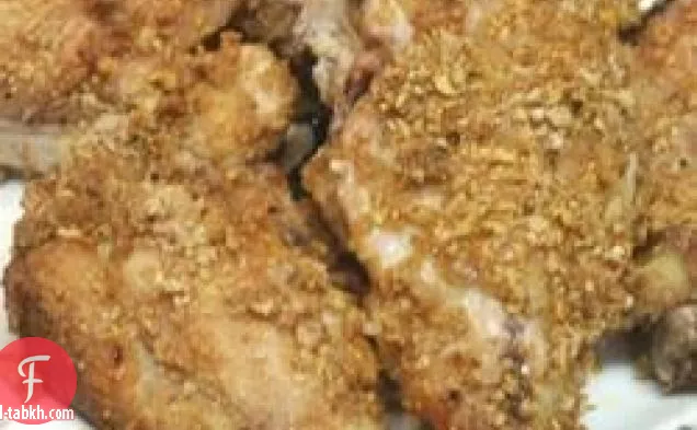 دجاج متموج مخبوز بالحبوب