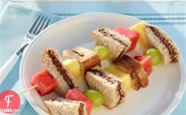 نوتيلا Skewers أسياخ الفاكهة
