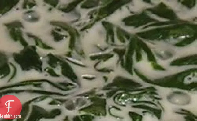 السبانخ مقلي