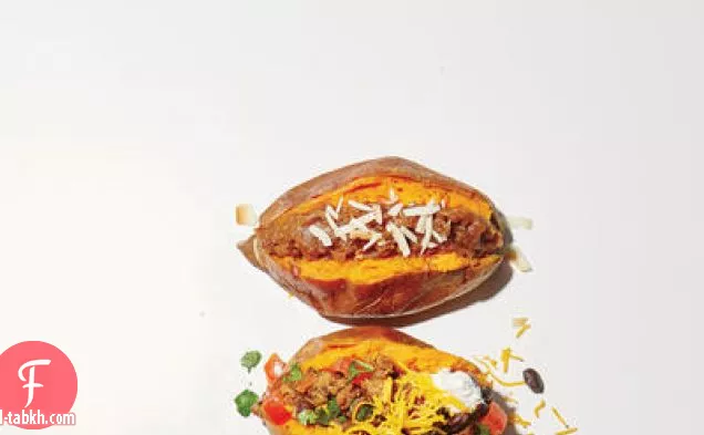 روزماري روفي البرتقال المشوي مع البطاطا المهروسة الإيطالية