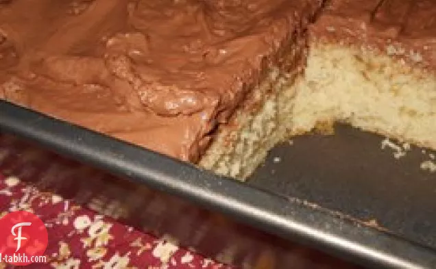 كعكة صفراء مصنوعة من الصفر