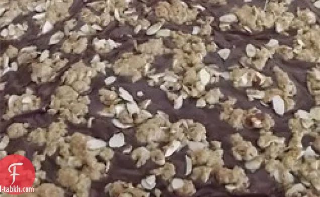 حلوى الجوز الشوفان القضبان