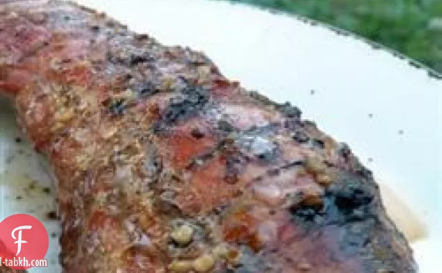لحم الخنزير المتن في بوربون