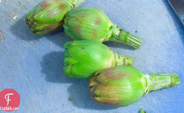 طبخ الكتاب: الخرشوف الطفل ، على غرار صقلية