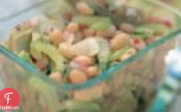 سلطة الخرشوف والفاصوليا البيضاء