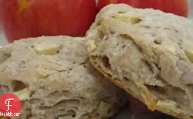 بسكويت التفاح والقرفة