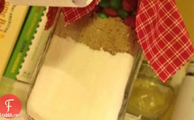 مزيج الكعكة في جرة الخامس