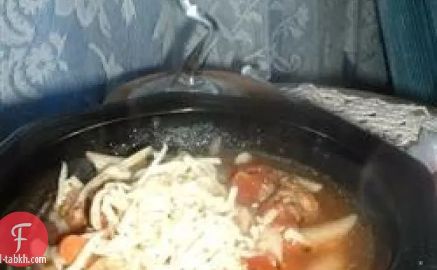 شوربة كرات اللحم والمعكرونة