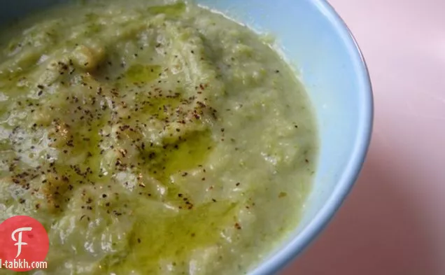 شوربة البروكلي والشيدر