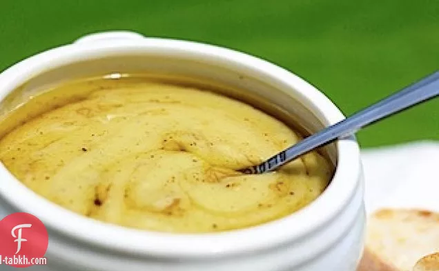 شوربة البطاطس والبروكلي الكريمية