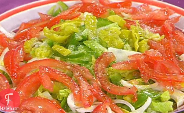 سلطة الخضار المبشورة