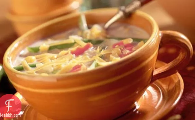 حساء الهالبي شيمو والذرة
