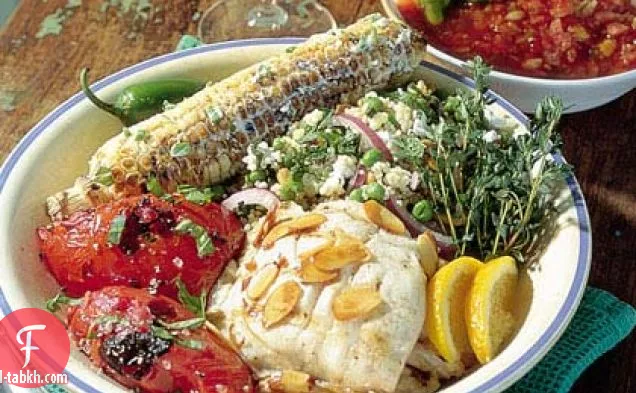 سلطة طماطم متفحمة