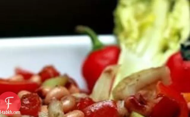 سلطة البازلاء السوداء العينين