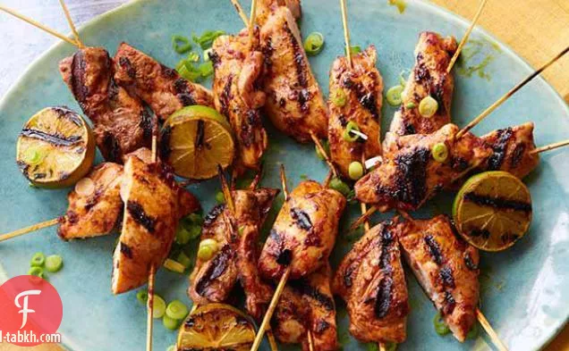 أسياخ دجاج يوكاتان المشوي