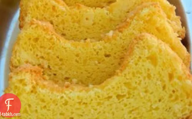 كعكة الغذاء الملاك الأصفر