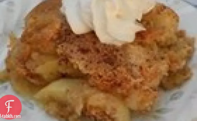 كعكة زلابية التفاح