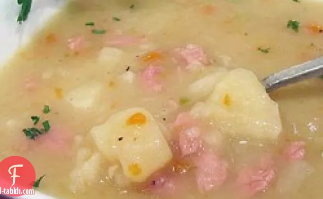 كيفية صنع حساء لحم الخنزير والبطاطس