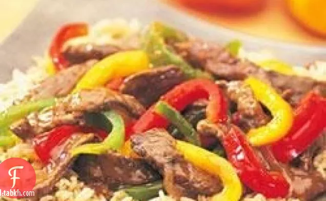 سوانسون-ستيك هاوس لحم البقر والفلفل المقلي