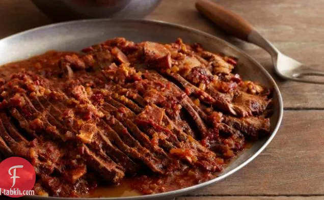 تكساس شواء مطهو ببطء لحم البقر بريسكيت