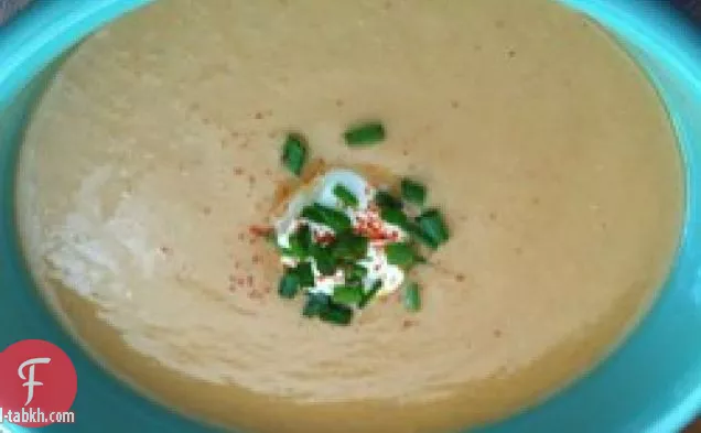 شوربة الطماطم والأفوكادو المبردة