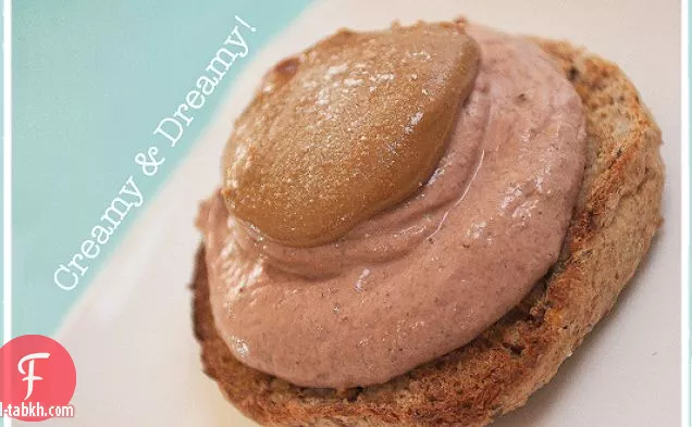 زبدة الفول السوداني النحيفة وموس الشوكولاتة